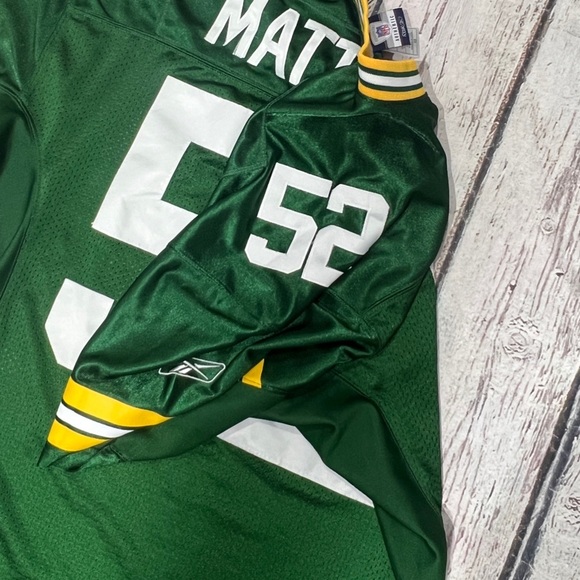 Green Bay Packers Clay Mathews Reebok NFL Football Stitched Jersey - Picture 3 of 5
